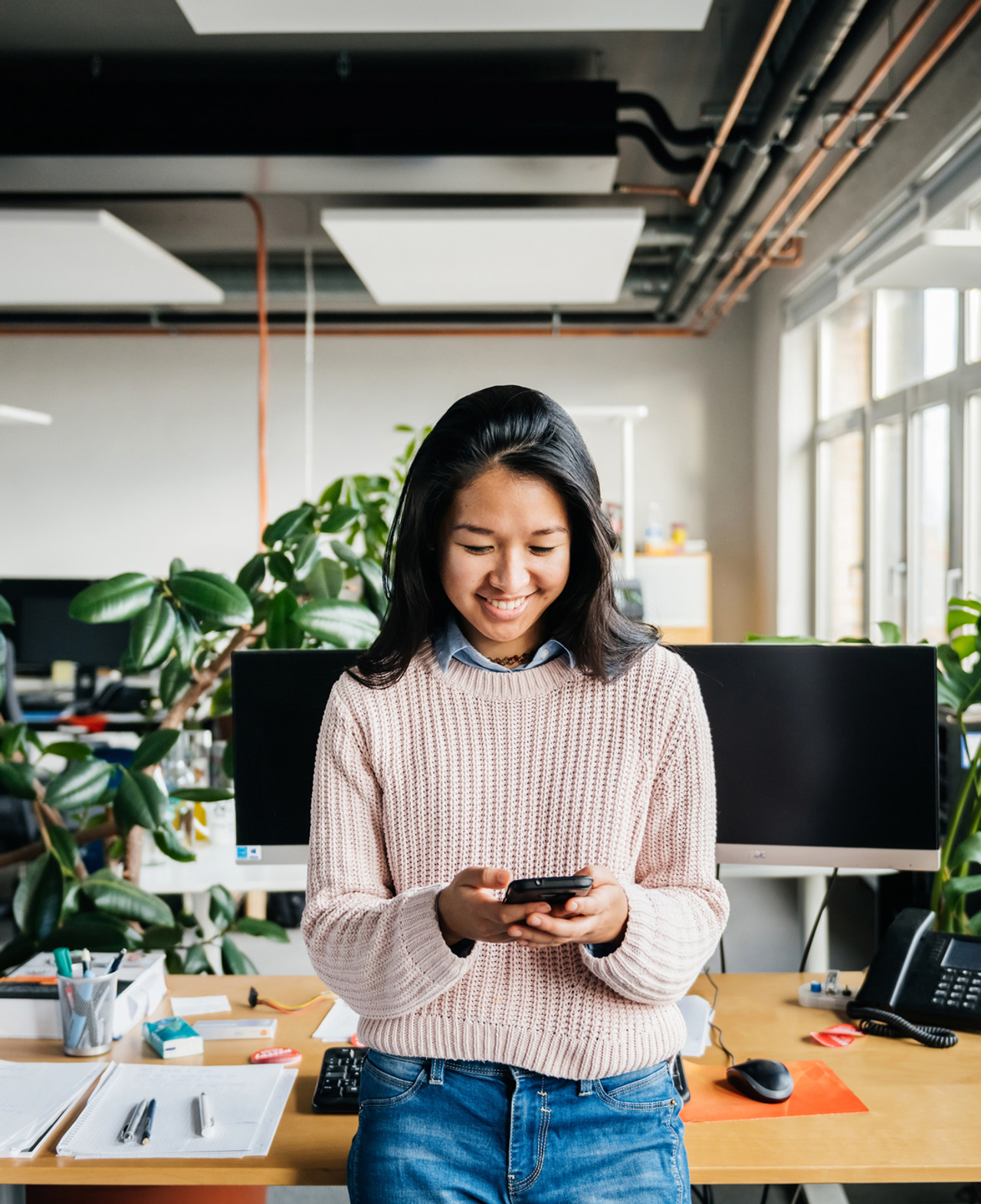 woman at office